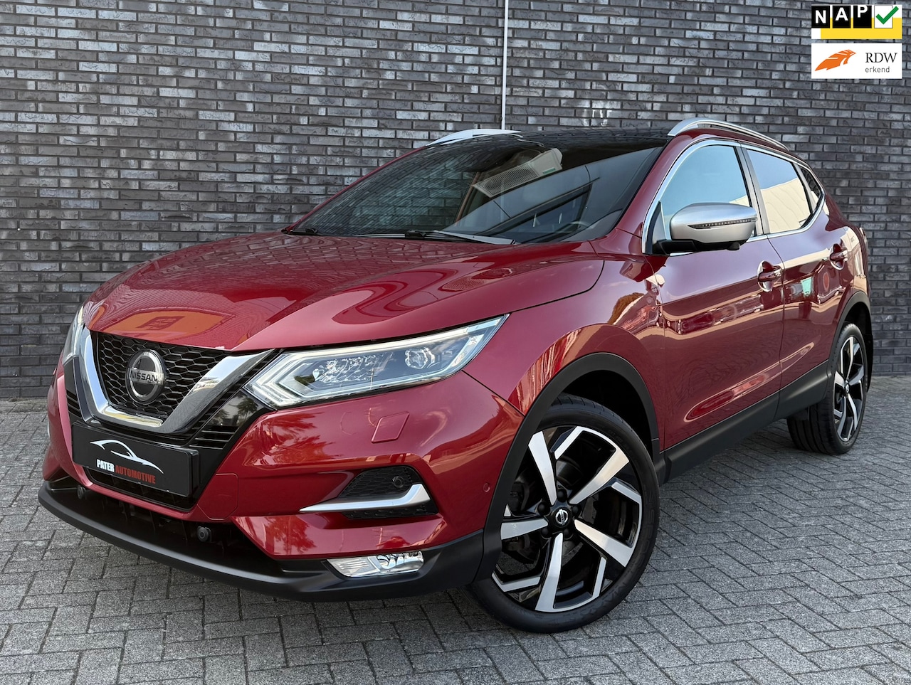 Nissan Qashqai - 1.3 DIG-T Tekna + 159pk|Panorama|1500kg Trekgewicht|Bose|Cruise|Trekhaak|Apple Carplay - AutoWereld.nl