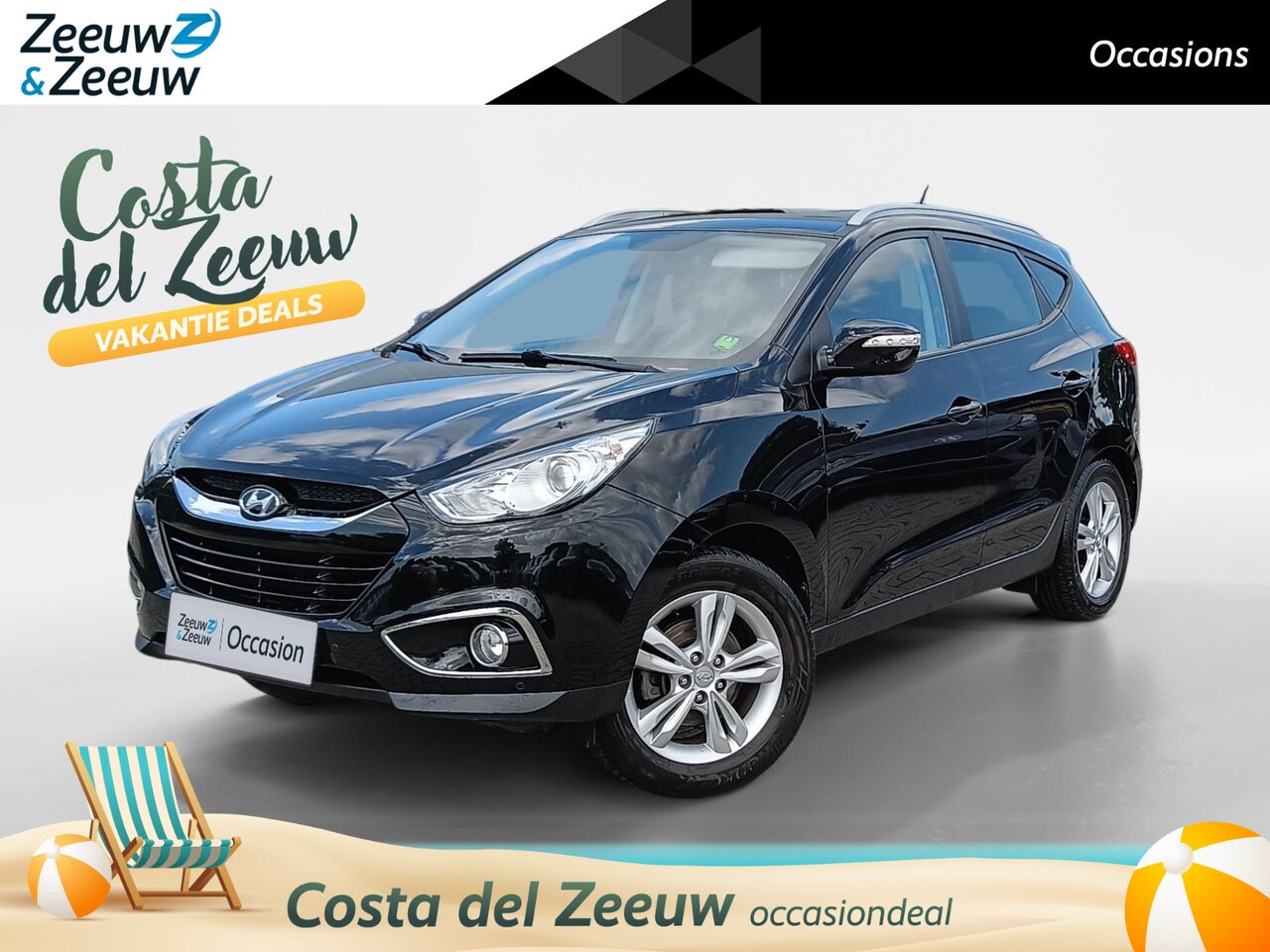 Hyundai ix35 - 2.0i Business Edition 1e EIGENAAR | AUTOMAAT | NAVIGATIE | TREKHAAK | 1600 KG | - AutoWereld.nl