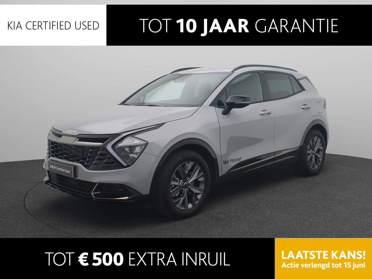 Kia Sportage - 1.6 T-GDi Hybrid Dark Edition Leder | Navi | Camera | Clima | Cruise | Stoelverwarming - AutoWereld.nl