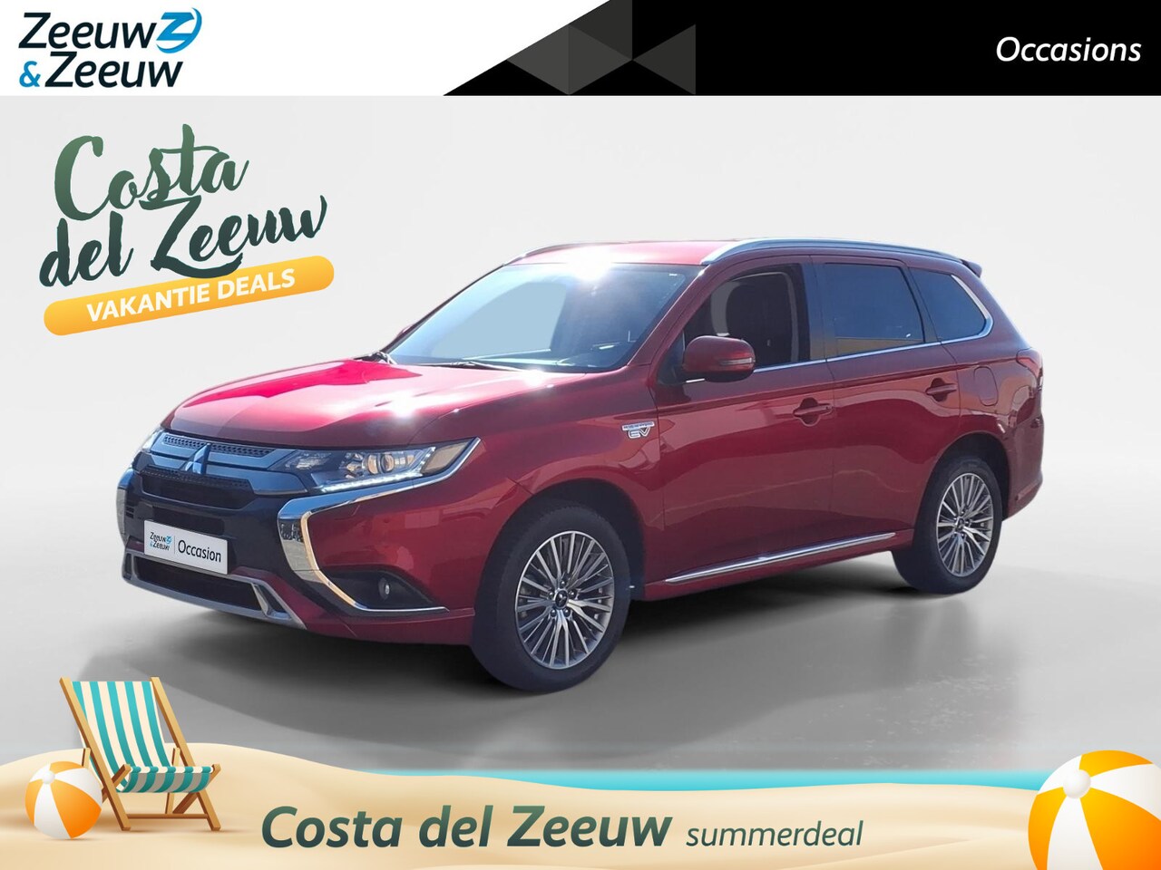 Mitsubishi Outlander - 2.4 PHEV Intense+ | LMV | 1500 kg Trekgewicht | Camera | Clima | - AutoWereld.nl