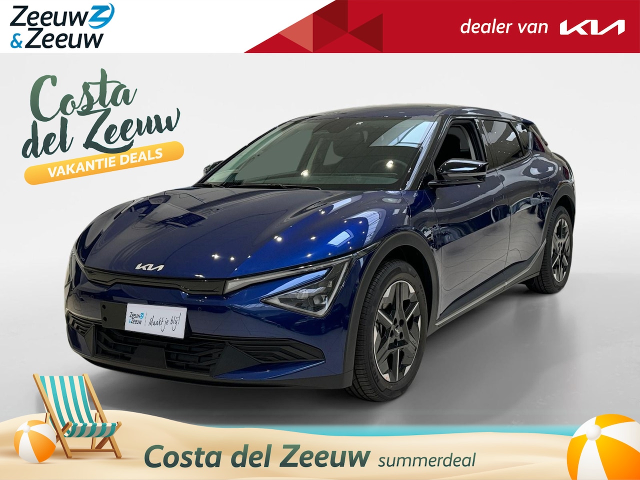 Kia EV6 - Light Edition 63 kWh VOORRAAD ! SNEL LEVERBAAR | 428 KM ACTIERADIUS | 7 jaar fabrieksgaran - AutoWereld.nl