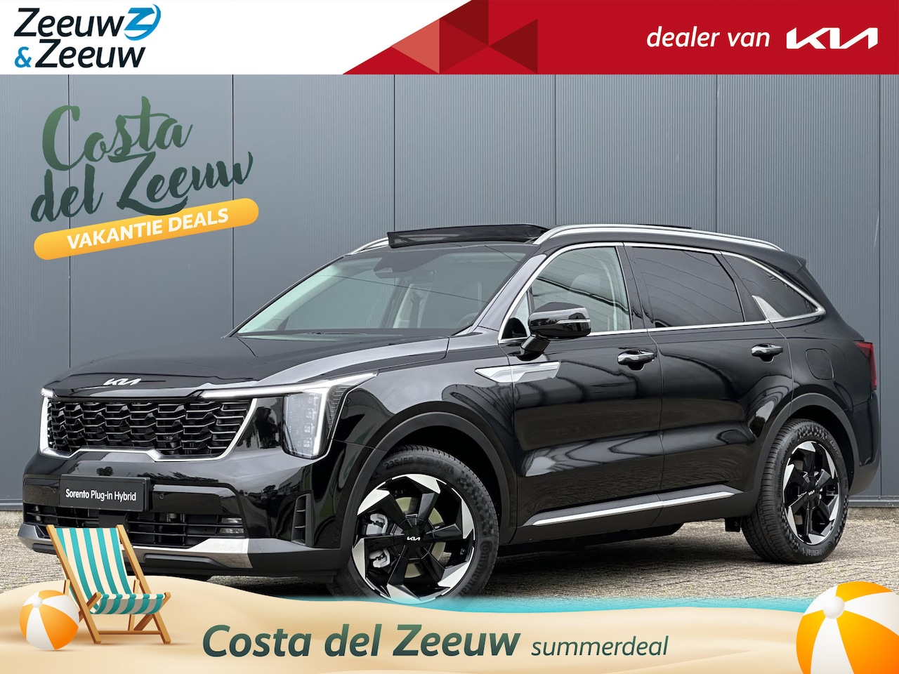 Kia Sorento - 1.6 T-GDi Plug-in Hybrid 4WD DynamicPlusLine 7p. | *Niet op voorraad* | *Nu te bestellen* - AutoWereld.nl