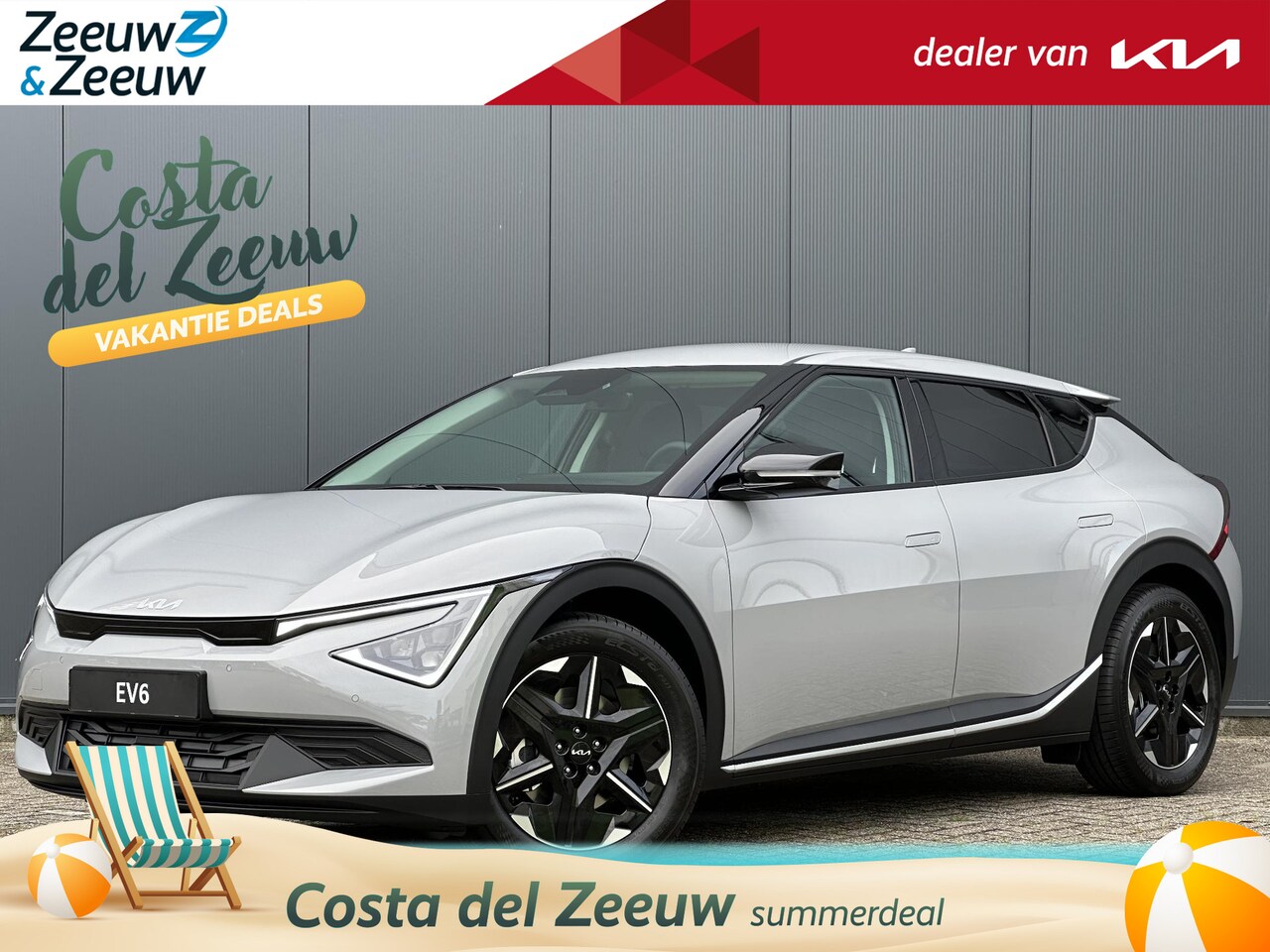 Kia EV6 - Light Edition 63 kWh | Verschillende kleuren direct leverbaar | *€4.000,- Korting!* | *Fac - AutoWereld.nl