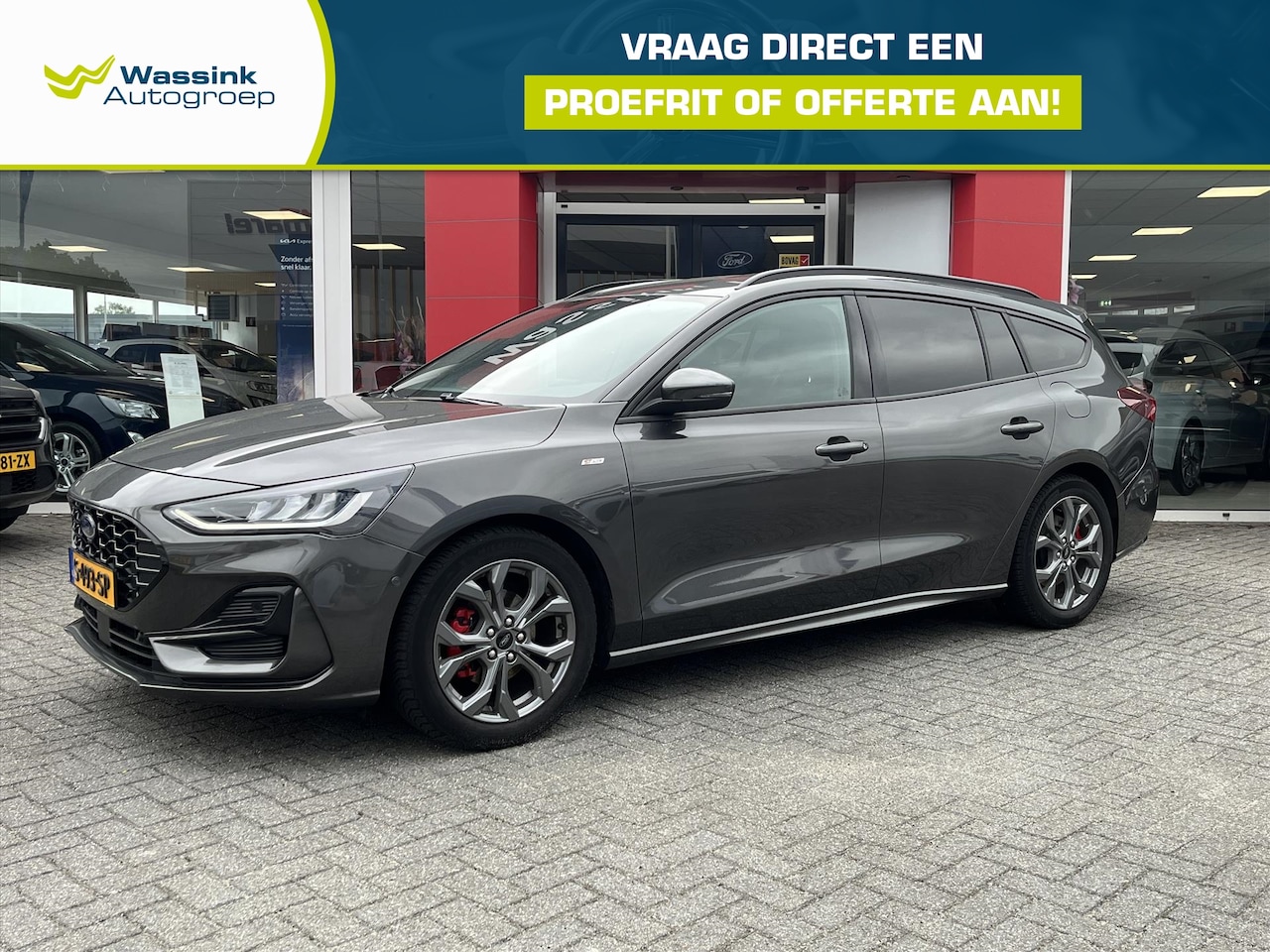 Ford Focus Wagon - 1.0 EcoBoost Hybrid 125pk ST-Line | Climatronic | Verwarmd stuur en stoelen |Navigatie via - AutoWereld.nl
