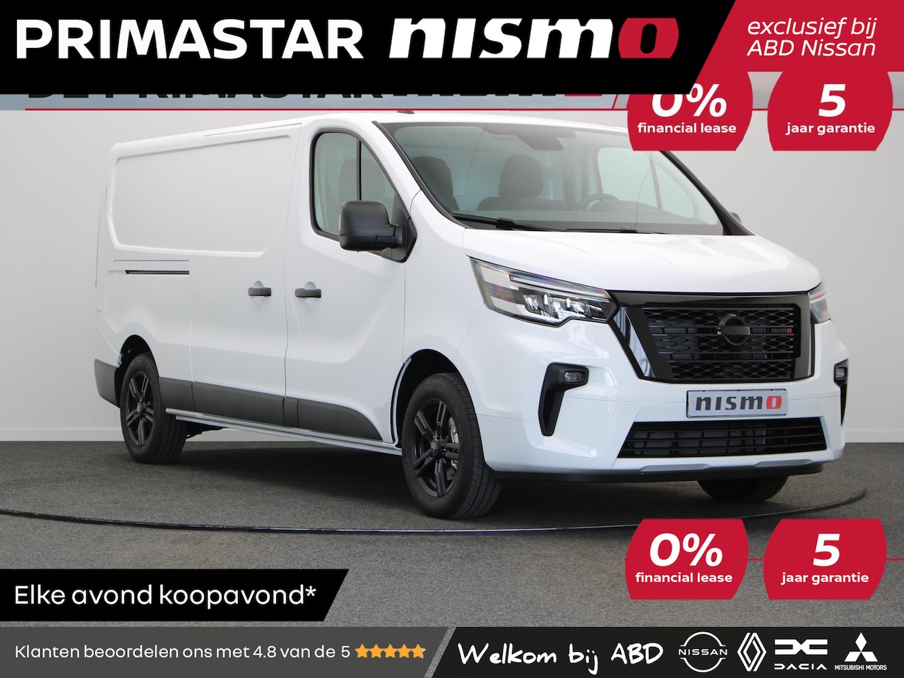 Nissan Primastar - 2.0 dCi 130pk L2H1 Nismo | 2500KG Trekgewicht | Achteruitrijcamera | 5 Jaar Fabrieksgarant - AutoWereld.nl