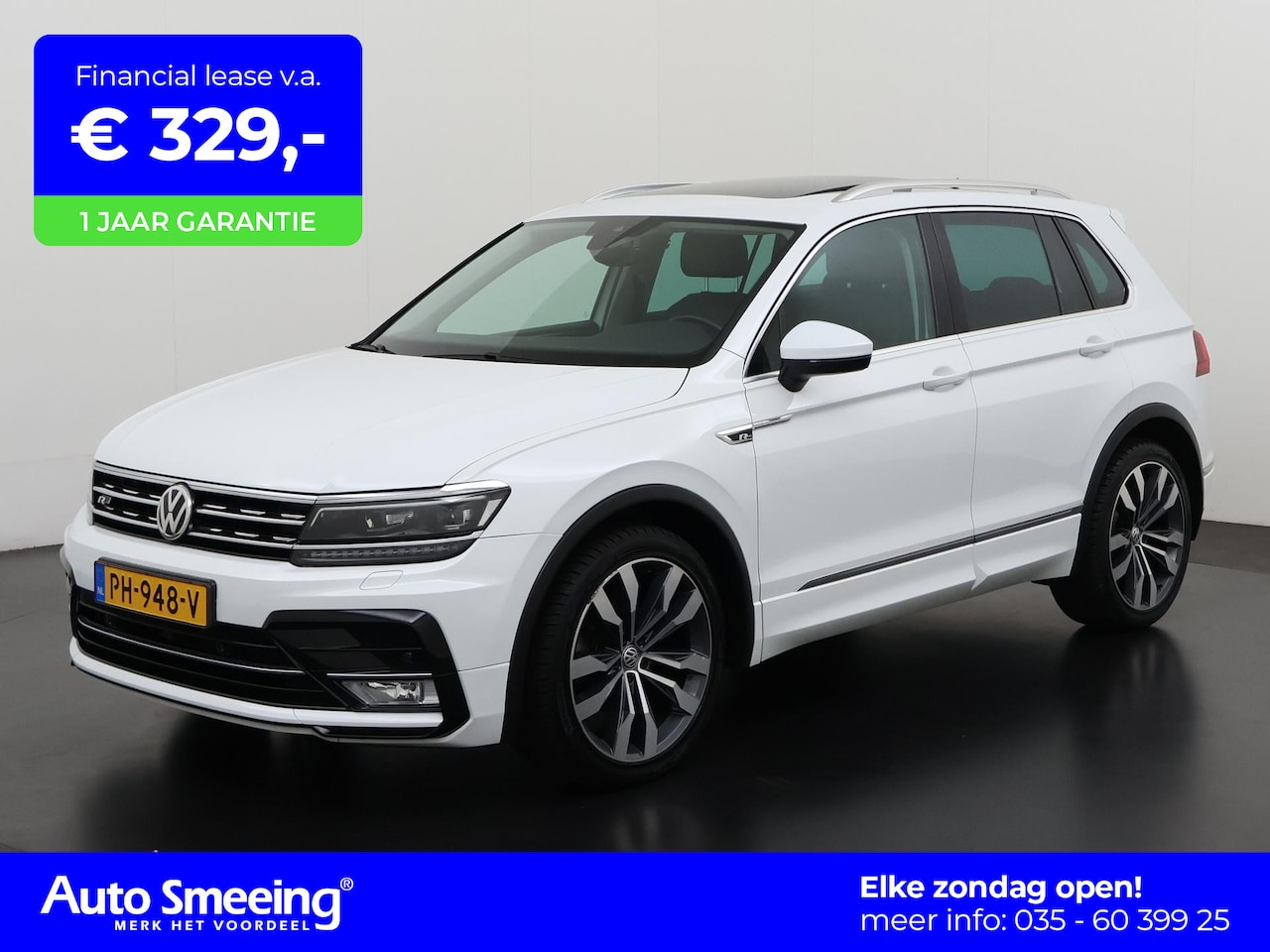 Volkswagen Tiguan - 1.4 TSI ACT Highline R-Line DSG | Panoramadak | Trekhaak | Elek. Achterklep | Navigatie | - AutoWereld.nl