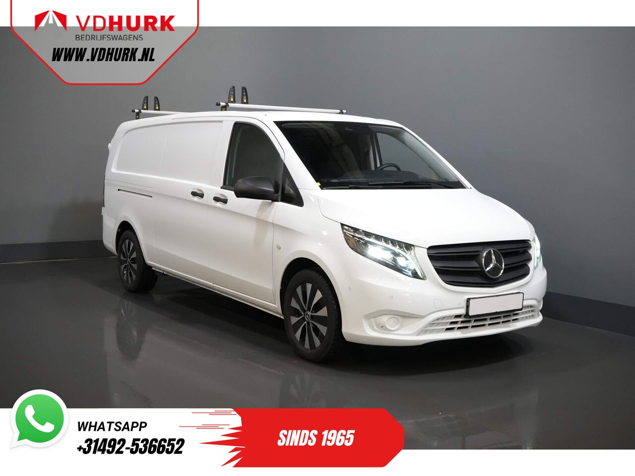 Mercedes-Benz Vito - 119 CDI Aut. L3 XL ZGAN (DEMO) BPM VRIJ! Standkachel/ Inrichting/ LED/ Stoelverw./ CarPlay - AutoWereld.nl