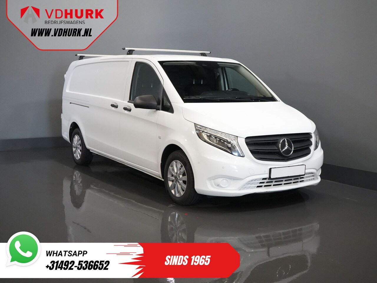 Mercedes-Benz Vito - 116 CDI Aut. L3 BPM VRIJ! LED/ Carplay/ Standkachel/ LMV/ Cruise/ Camera/ PDC/ Trekhaak - AutoWereld.nl