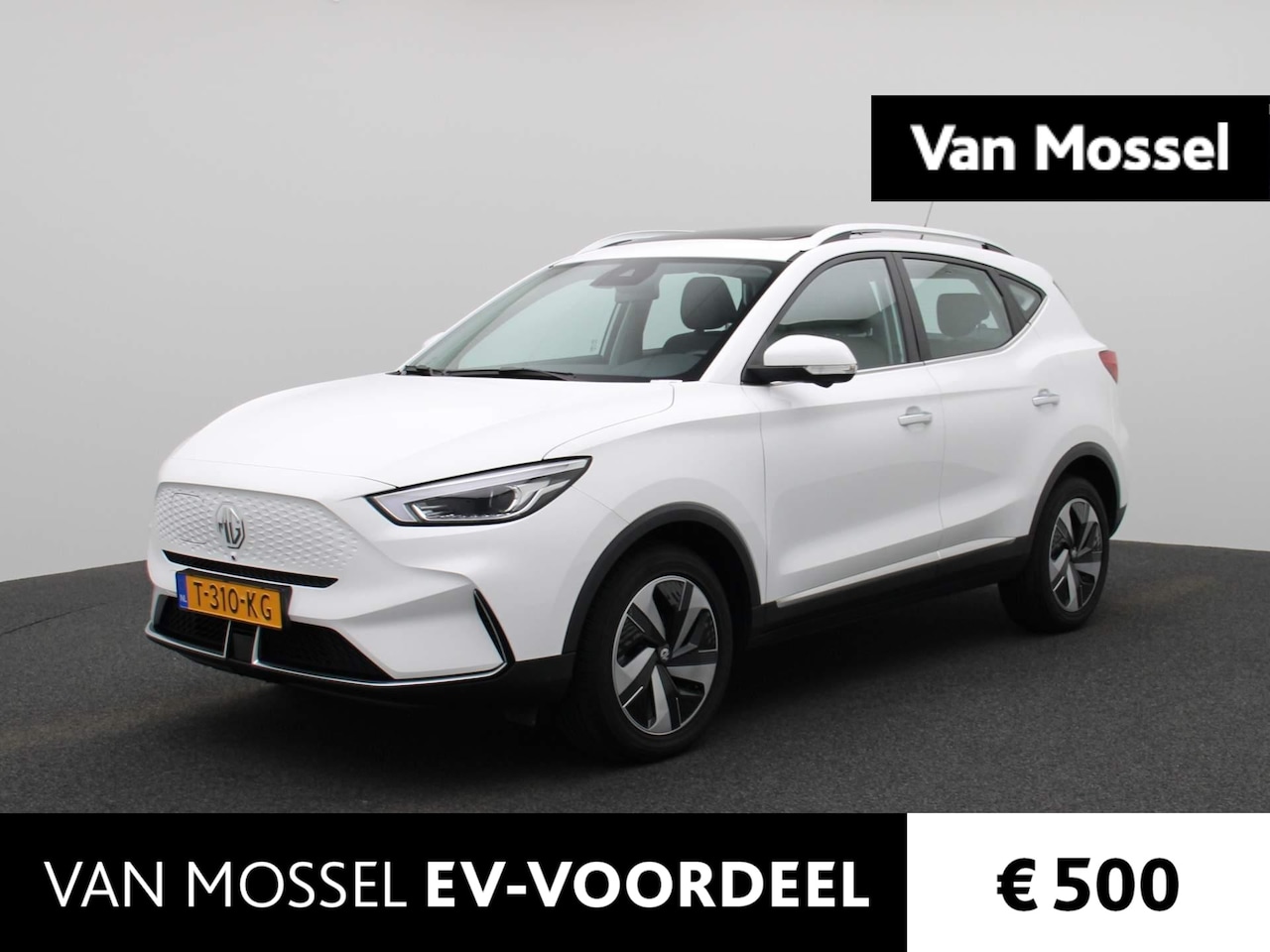 MG ZS - EV Standard Range Luxury 50 kWh | Leder | Panoramadak | Led Koplampen | Navi | 360 Camera - AutoWereld.nl