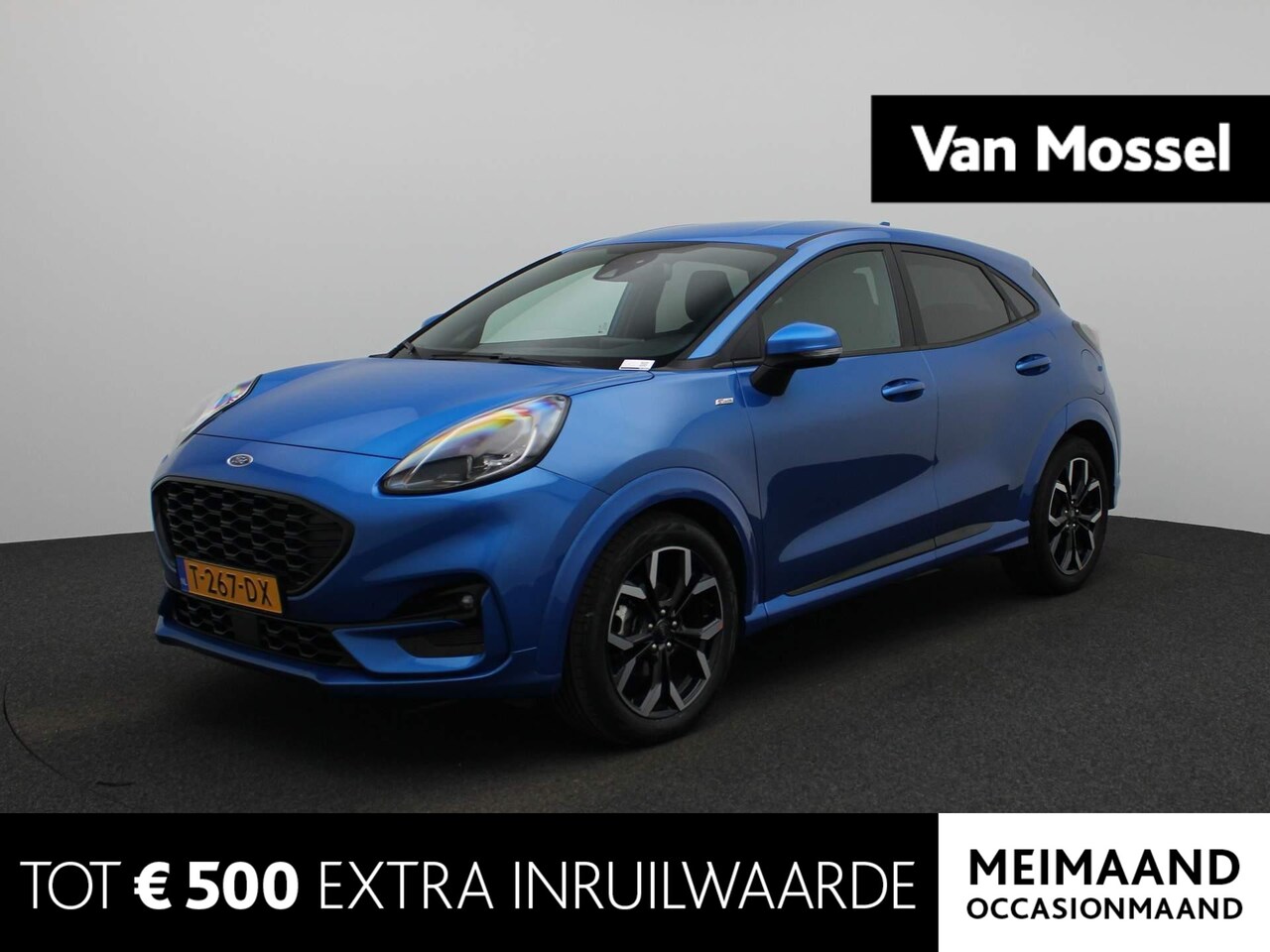 Ford Puma - 1.0 EcoBoost Hybrid ST-Line X | Half-Leder | Navi | ECC | PDC | LMV | LED | - AutoWereld.nl
