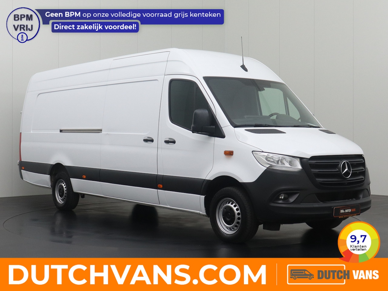 Mercedes-Benz Sprinter - 317CDI 9G-Tronic Automaat L4H2 XXL | Navigatie | 360Camera | Airco | Cruise | 3-Persoons - AutoWereld.nl