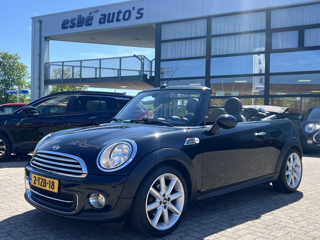 MINI Cabrio - Mini 1.6 Cooper Highgate Navigatie Sportstoelen Leer Stoelverwarming Clima + Cruise Contro - AutoWereld.nl