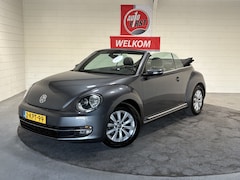 Volkswagen Beetle Cabriolet - 1.2 TSI Design BlueMotion, Climate control, Cruise control, Zwart leder, Navigatie, Telefo