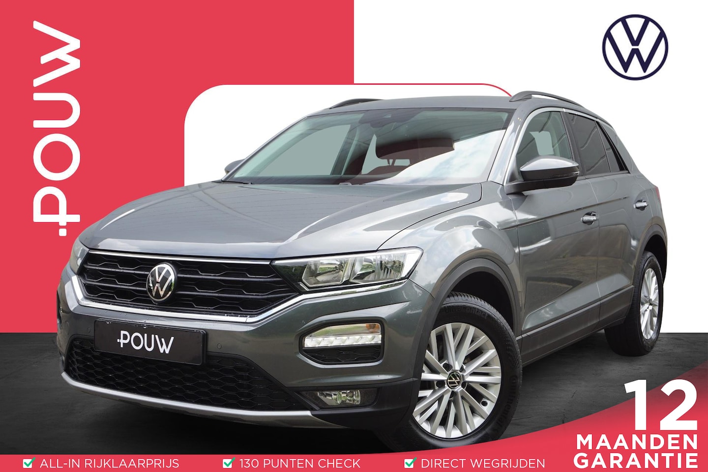 Volkswagen T-Roc - 1.0 TSI 110pk Style | Navigatie | Apple Carplay & Android Auto | Parkeersensoren - AutoWereld.nl