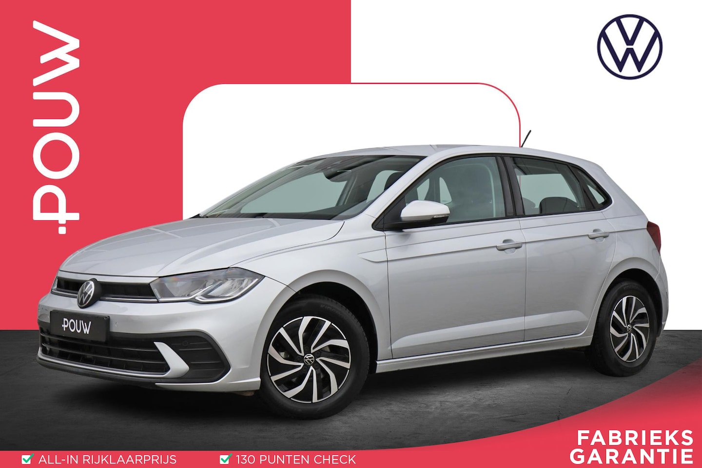 Volkswagen Polo - 1.0 TSI 95pk Life | App Connect | Achteruitrijcamera | Parkeersensoren | Cruise Control - AutoWereld.nl