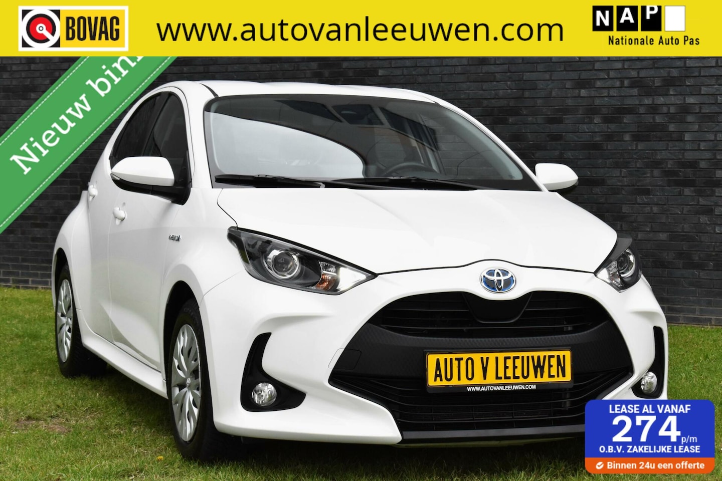 Toyota Yaris - 1.5 Hybrid Business NAVI/KEYLESS/CAMERA/ETC.! - AutoWereld.nl