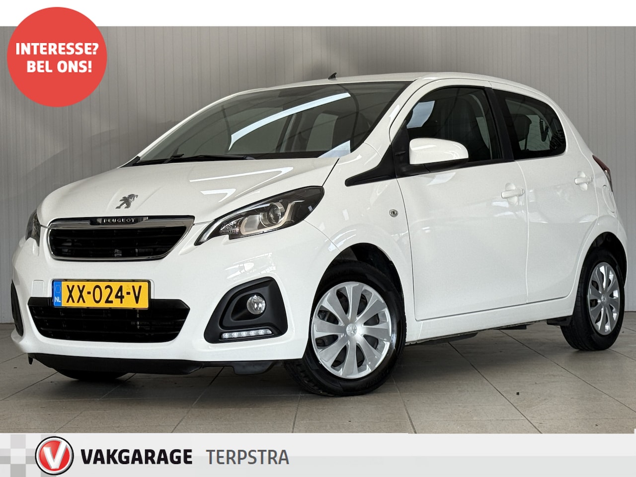 Peugeot 108 - 1.0 e-VTi Active /5-Drs! /LED Dagrijverl. /Airco /Elek. ramen voor /C.V. /Bluetooth /AUX & - AutoWereld.nl