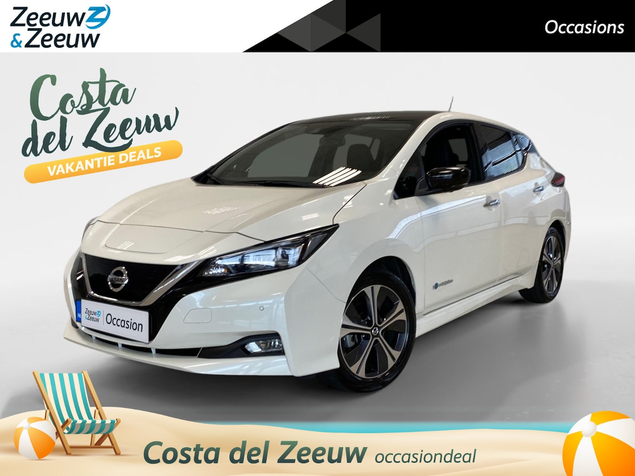 Nissan LEAF - TEKNA | 40 KWH | TREKHAAK | DEALERONDERHOUDEN | - AutoWereld.nl
