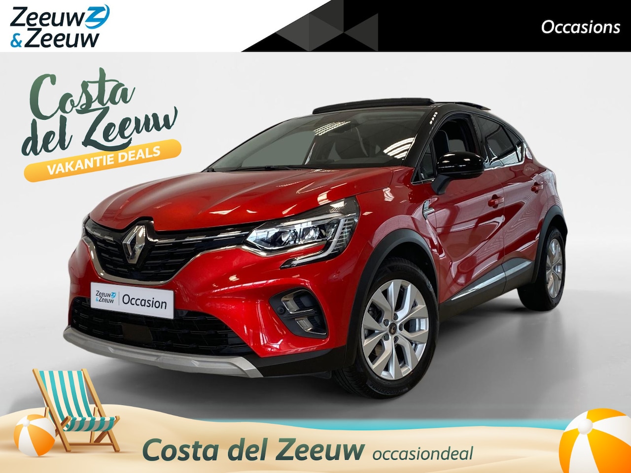 Renault Captur - 1.3 TCE | 140 PK | INTENS | OPEN DAK | NAVI | CAMERA | NL-AUTO | - AutoWereld.nl