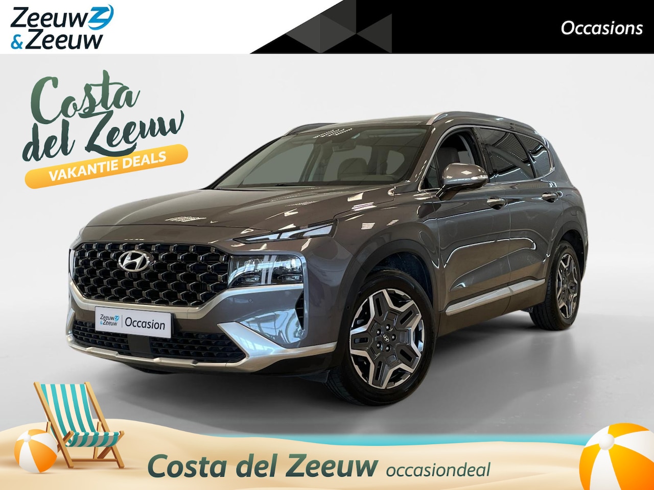 Hyundai Santa Fe - 1.6 PHEV | PREMIUM SKY | 7 PERS. | PANODAK | LEDER | AUTOMAAT | - AutoWereld.nl
