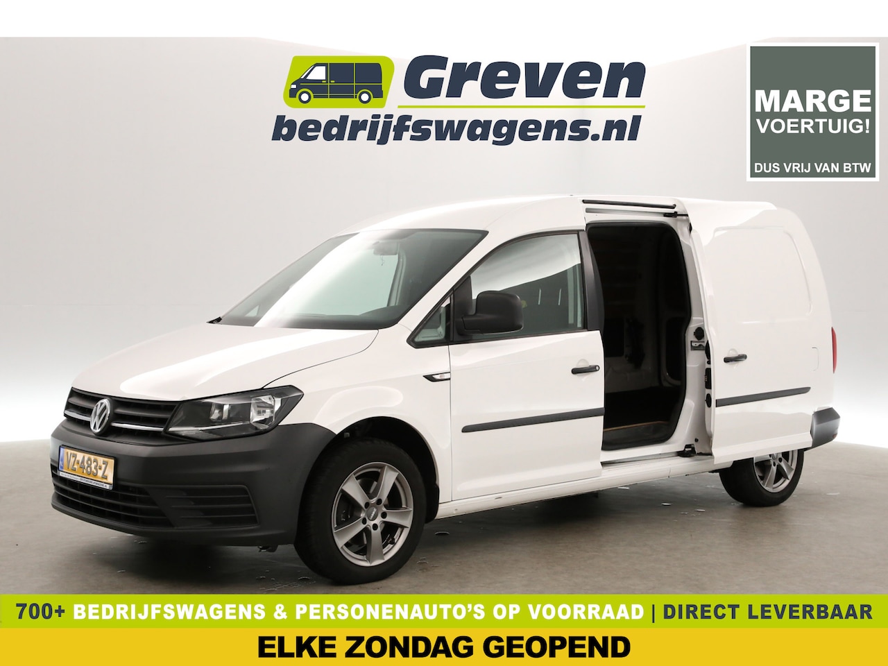 Volkswagen Caddy Maxi - 2.0 TDI L2H1 BMT | MARGE! | Airco Cruise 2xSchuifdeur Navigatie 16"LMV Elektrpakket - AutoWereld.nl