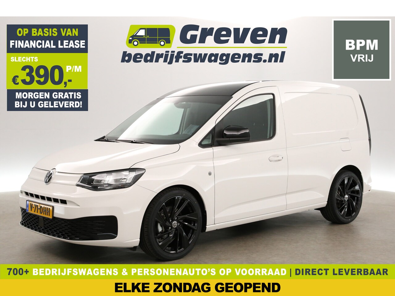 Volkswagen Caddy - 2.0 TDI L1H1 | BPM VRIJ | Verlaagd | Airco Cruise Carplay 19''LMV Parkeersensoren Schuifde - AutoWereld.nl