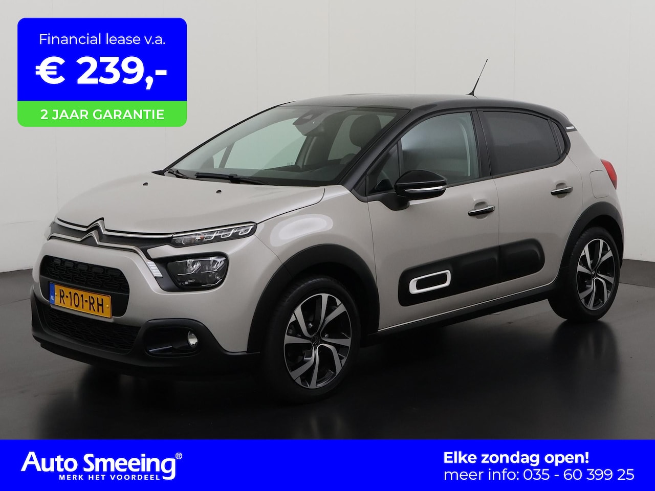 Citroën C3 - 1.2 PureTech Shine Automaat | Camera | Apple/Android Carplay | Navigatie | Zondag Open! - AutoWereld.nl