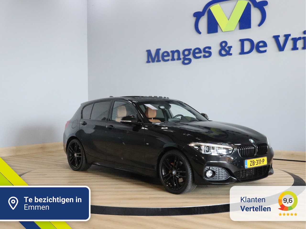 BMW 1-serie - 120i 184 PK Edition M Sport Shadow High Executive LED | Camera | Keyless | Cruise Control - AutoWereld.nl