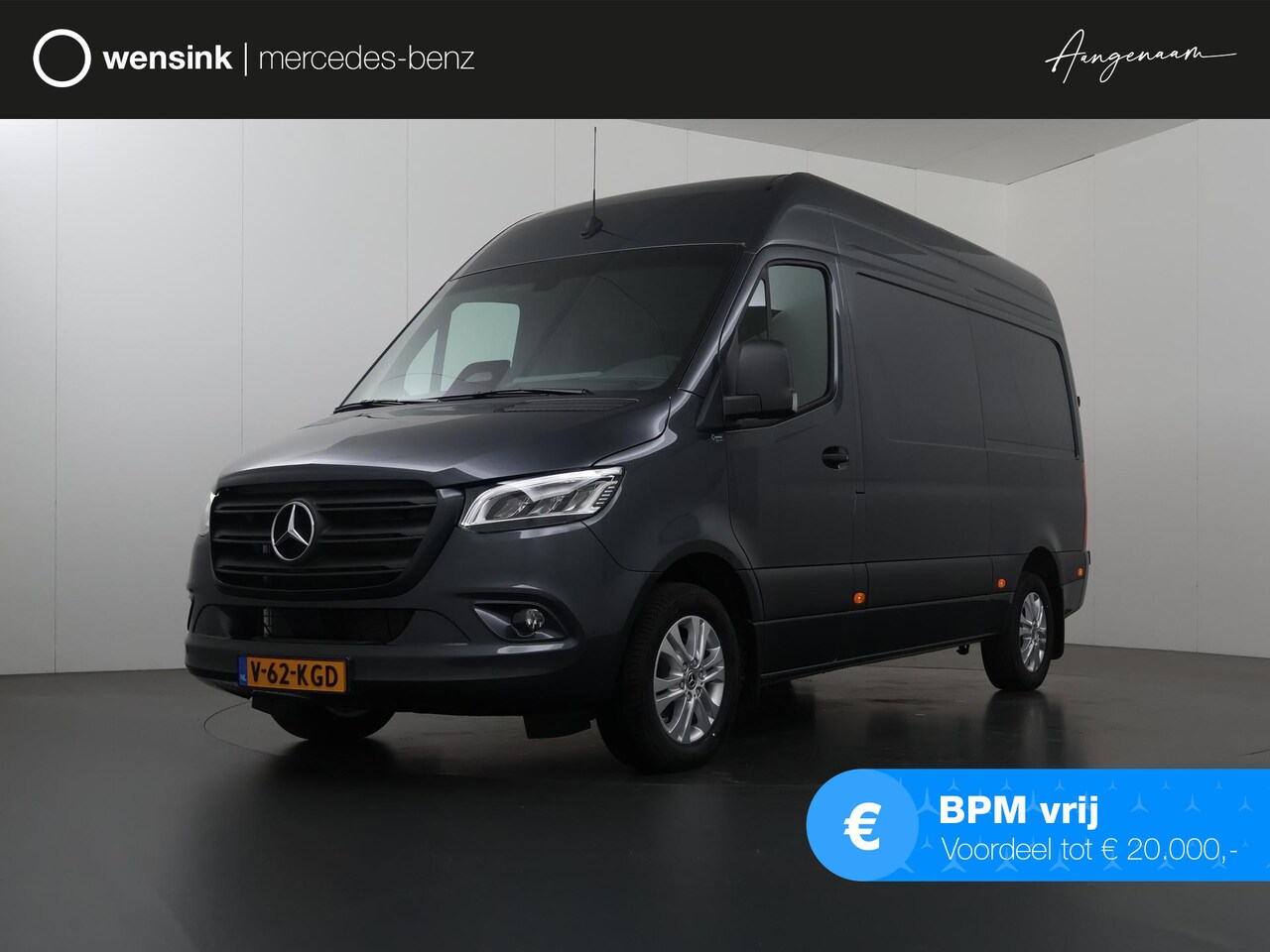 Mercedes-Benz Sprinter - 319 CDI | L2 H2 | Select | Aut. | 3500 KG. AHW | Navigatie | Airco | Stoelverwarming | Ach - AutoWereld.nl