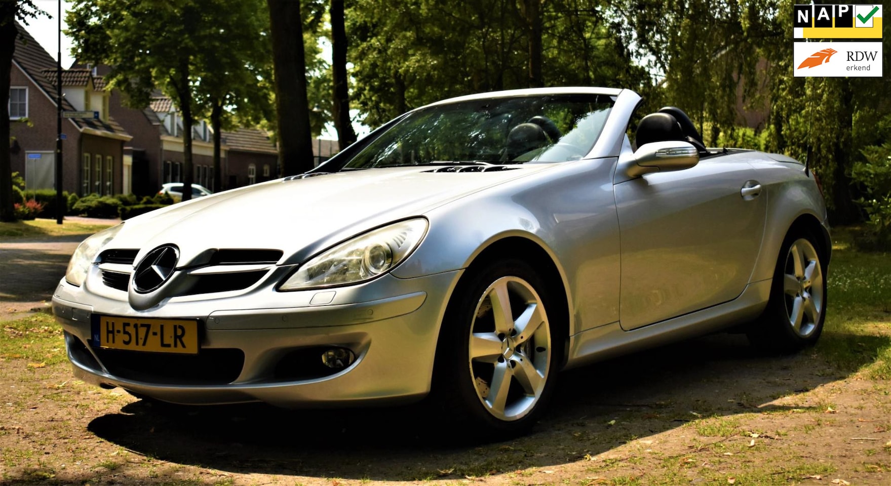 Mercedes-Benz SLK-klasse - 350 CABRIO AUTOMAAT MET CRUISE CONTROL, MEMORY STOELEN, AIRCO CLIMA, wordt geleverd met ni - AutoWereld.nl