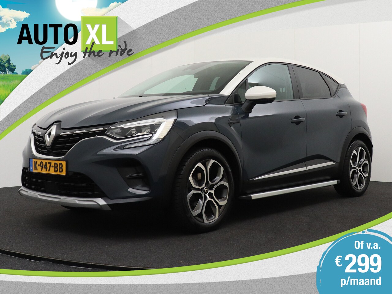 Renault Captur - 1.3 130 PK TCe Style+ Two Tone Trekhaak 18' LMV Side-step LED - AutoWereld.nl