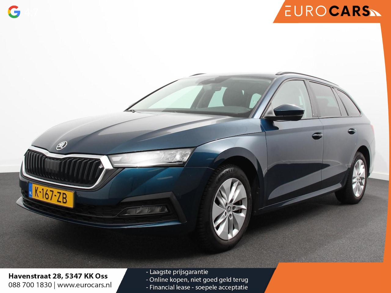 Skoda Octavia Combi - 1.0 TSI 110pk Business Edition Navigatie Digitale Cockpit Lichtmetalen velgen Climate Cont - AutoWereld.nl