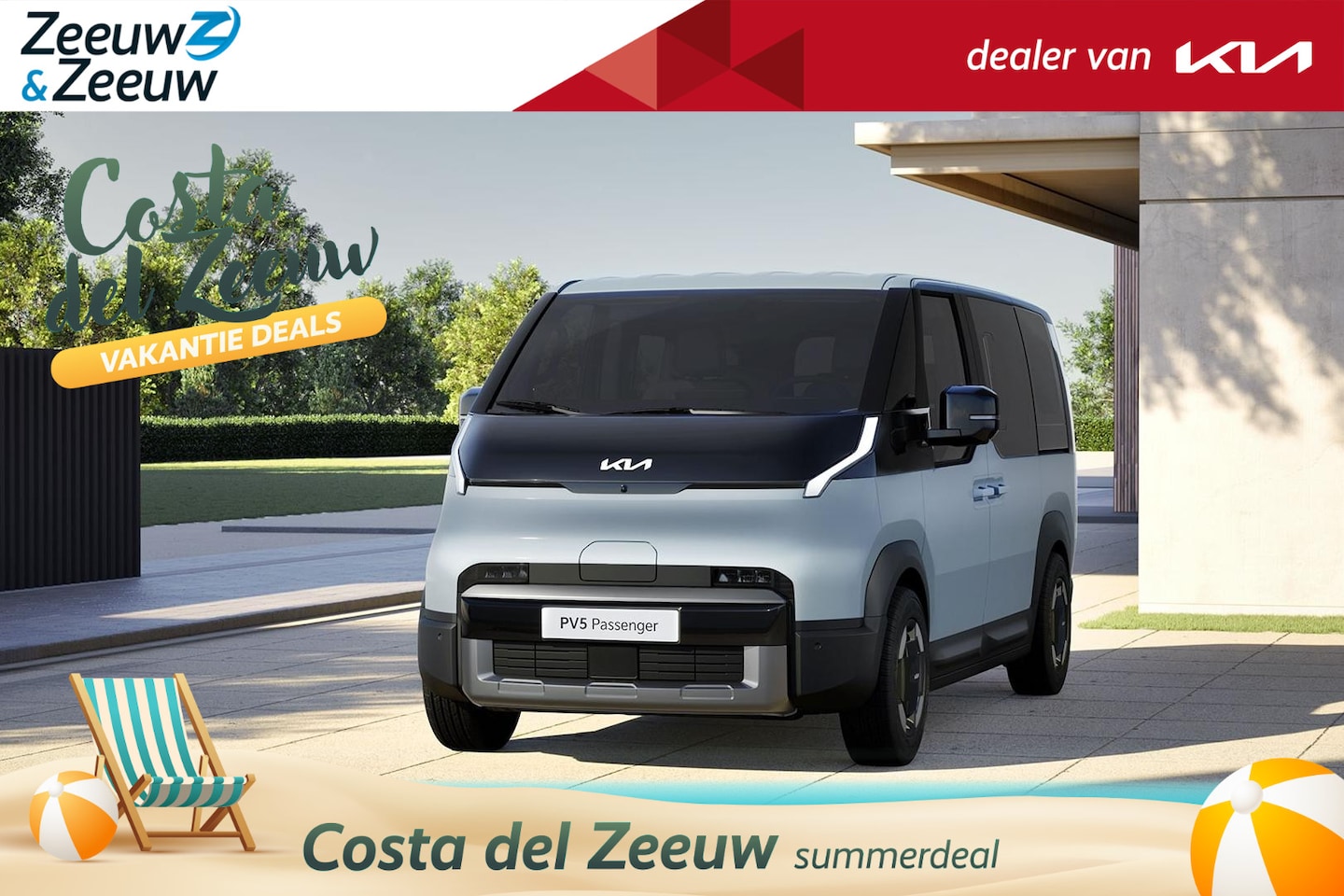 Kia PV5 - Passenger Plus 51.5 kWh Parkeersensoren Rondom | 12,9 inch Display met navigatie | Climate - AutoWereld.nl