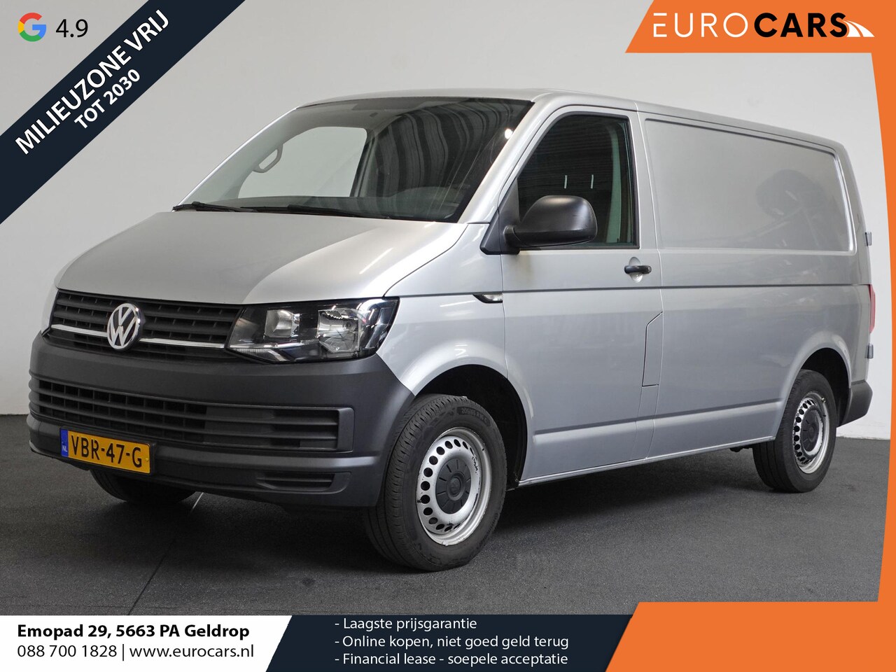 Volkswagen Transporter - T6 L1H1 102pk Trendline Navigatie Airco Cruise control Bluetooth Euro6 - AutoWereld.nl