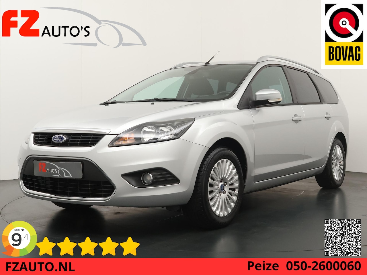 Ford Focus Wagon - 1.8 Limited Flexi Fuel - Navigatie - Climate Control - Lichtmetalen velgen - AutoWereld.nl