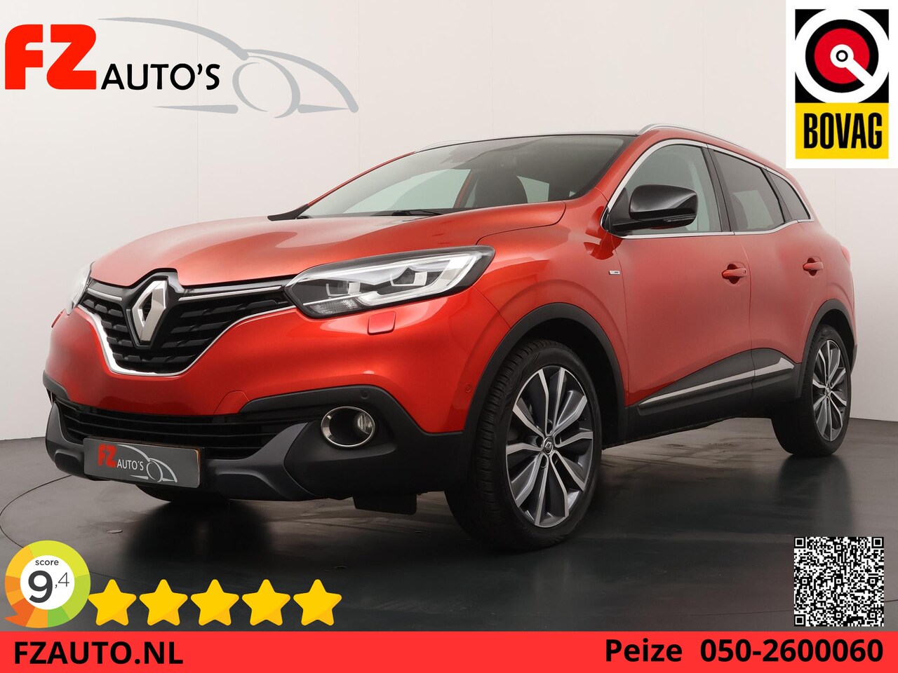 Renault Kadjar - 1.2 TCe Bose | Leder interieur | Metallic | Trekhaal | hoge instap | - AutoWereld.nl