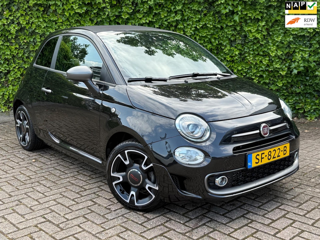 Fiat 500 C - 0.9 TwinAir 105 PK Sport | Navi | Cruise | Leder | Pdc - AutoWereld.nl