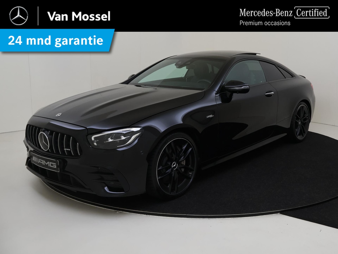 Mercedes-Benz E-klasse Coupé - AMG 53 4MATIC / Panoramadak/ DISTRONIC/ Stoelverwarming- & Ventilatie/ Perf. Uitlaat/ 360 - AutoWereld.nl