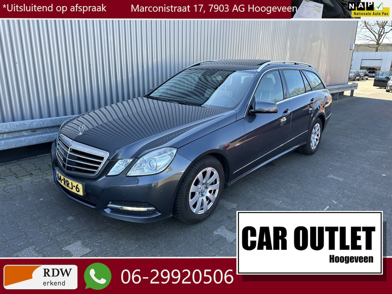 Mercedes-Benz E-klasse Estate - 200 CGI Business Class Avantgarde Clima Cruis LM Nw APK --Inruil Mogelijk-- - AutoWereld.nl