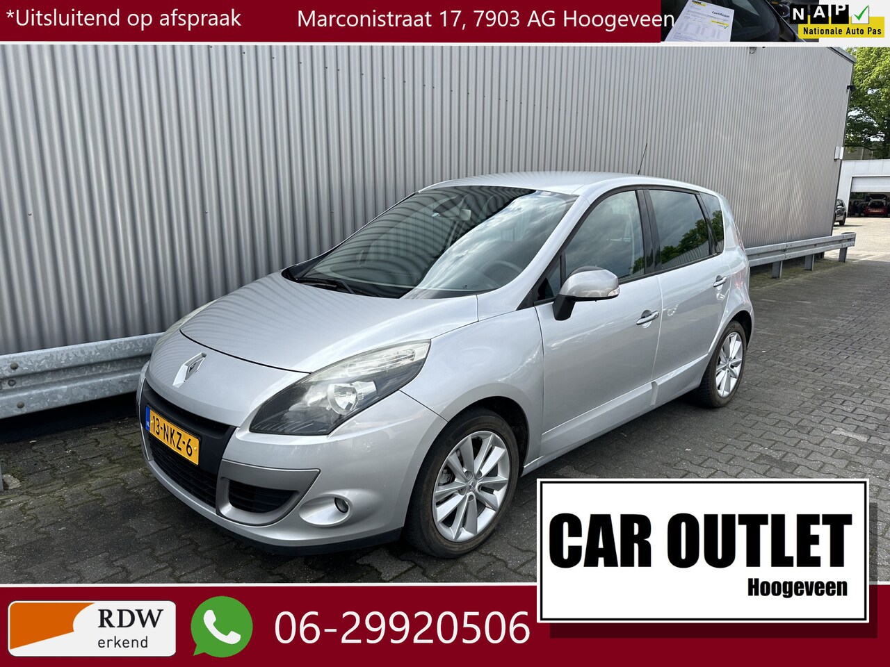 Renault Scénic - 1.6 Celsium Clima, Navi, CC, Zonwr, LM, Trekh, nw. APK – Inruil Mogelijk – - AutoWereld.nl