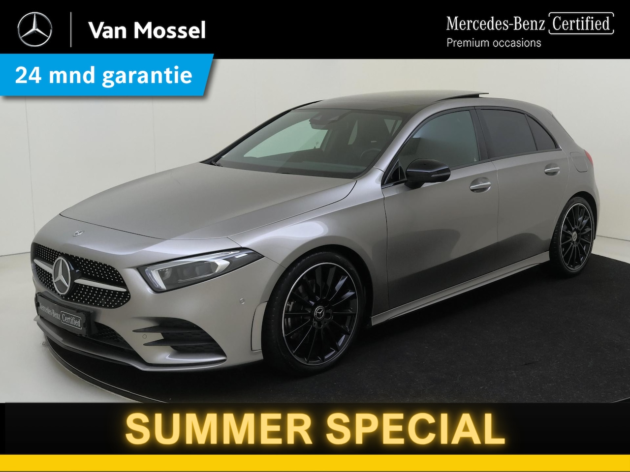 Mercedes-Benz A-klasse - 220 Launch Edition Premium Plus / Panoramadak/ 19 inch/ Night/ Sfeerverlichting/ Memory - AutoWereld.nl
