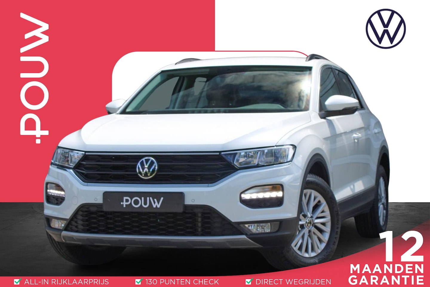 Volkswagen T-Roc - 1.0 TSI 115pk Style | Trekhaak | Navigatie Via Apple Carplay & Antroid Auto - AutoWereld.nl