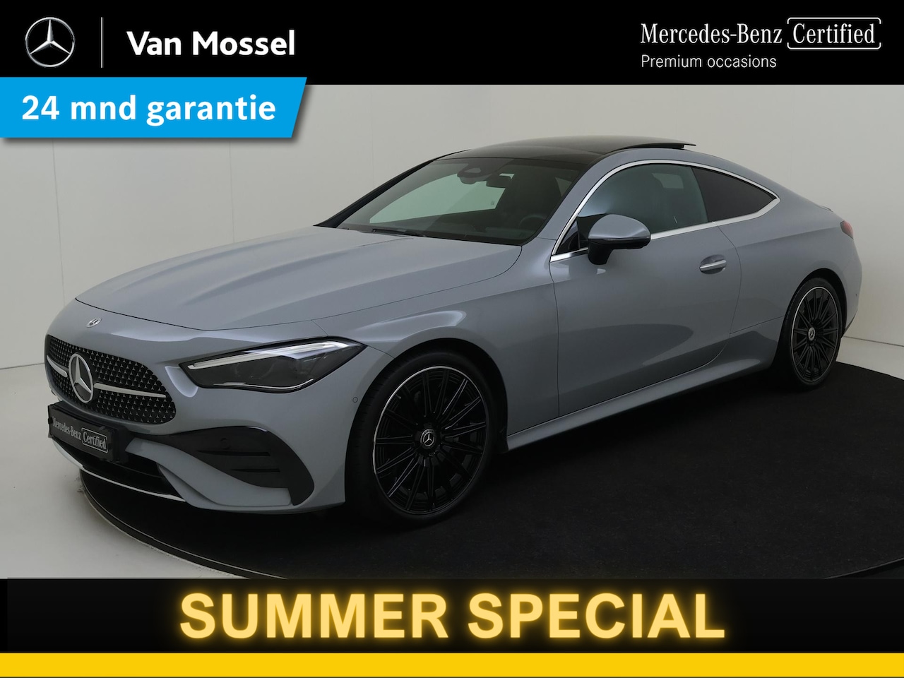 Mercedes-Benz CLE Coupé - 200 AMG Line / Panoramadak / 20 inch / Memory Seats /  Privacy Glass / Burmester / Winter - AutoWereld.nl