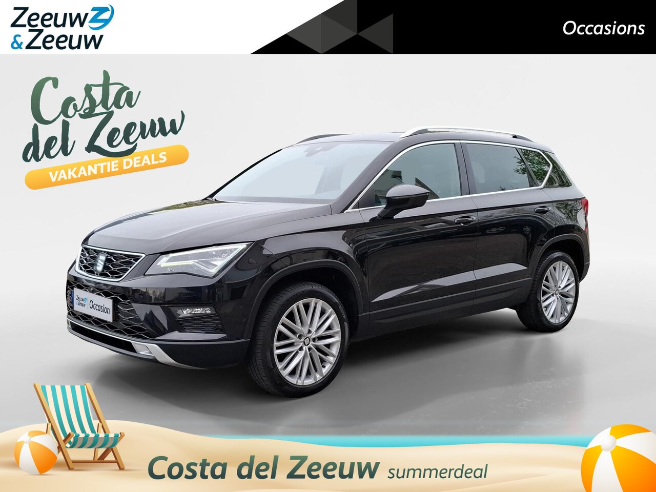 Seat Ateca - 1.5 TSI Xcellence Business Intense | AUTOMAAT | 360 CAMERA | PANORAMA | TREKHAAK | - AutoWereld.nl