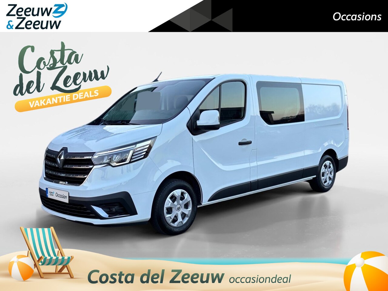 Renault Trafic - 2.0 - 110PK Blue dCi T29 L2H1 Start DC | BPM VRIJ | 6 Zitplaatsen | Trekhaak | Navi | Park - AutoWereld.nl
