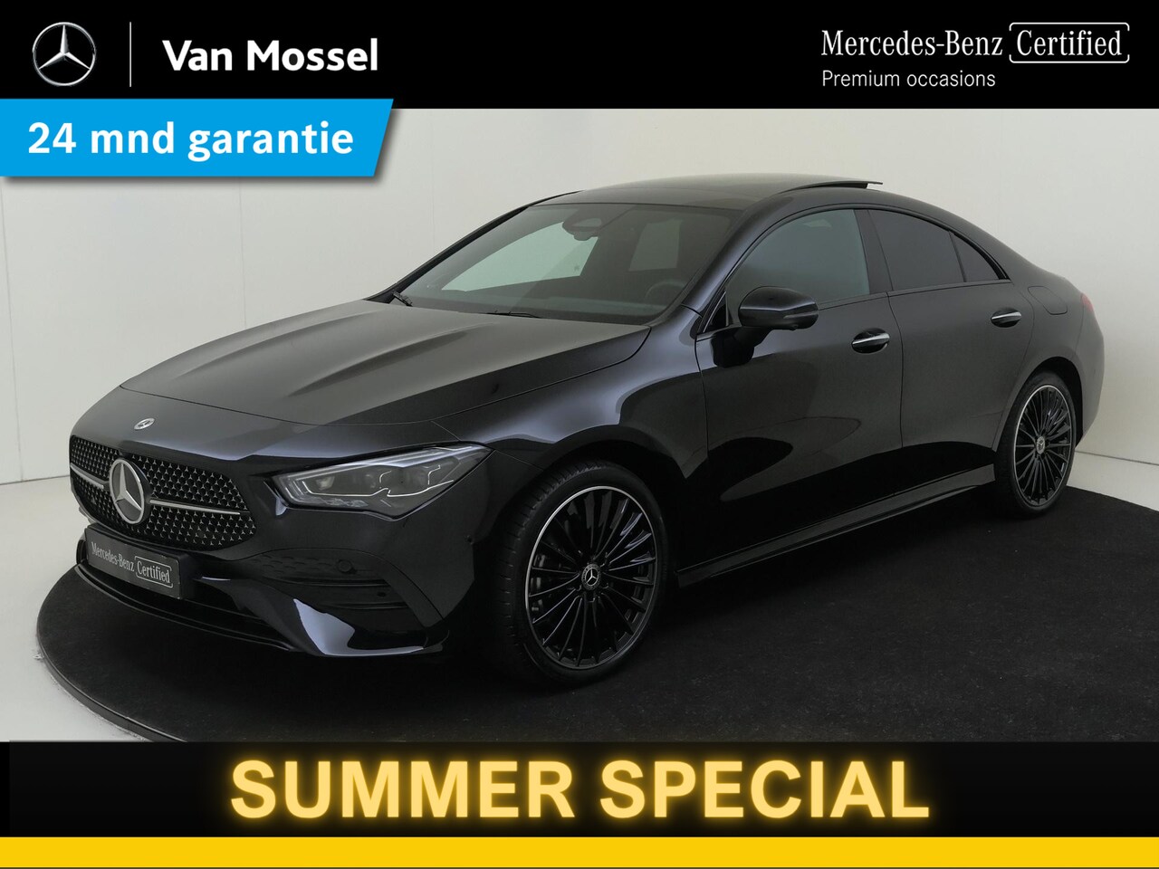 Mercedes-Benz CLA-Klasse - 250 e AMG Line Premium Plus /Panoramadak /Burmester /Memory stoelen /19 Inch /Elek Trekhaa - AutoWereld.nl