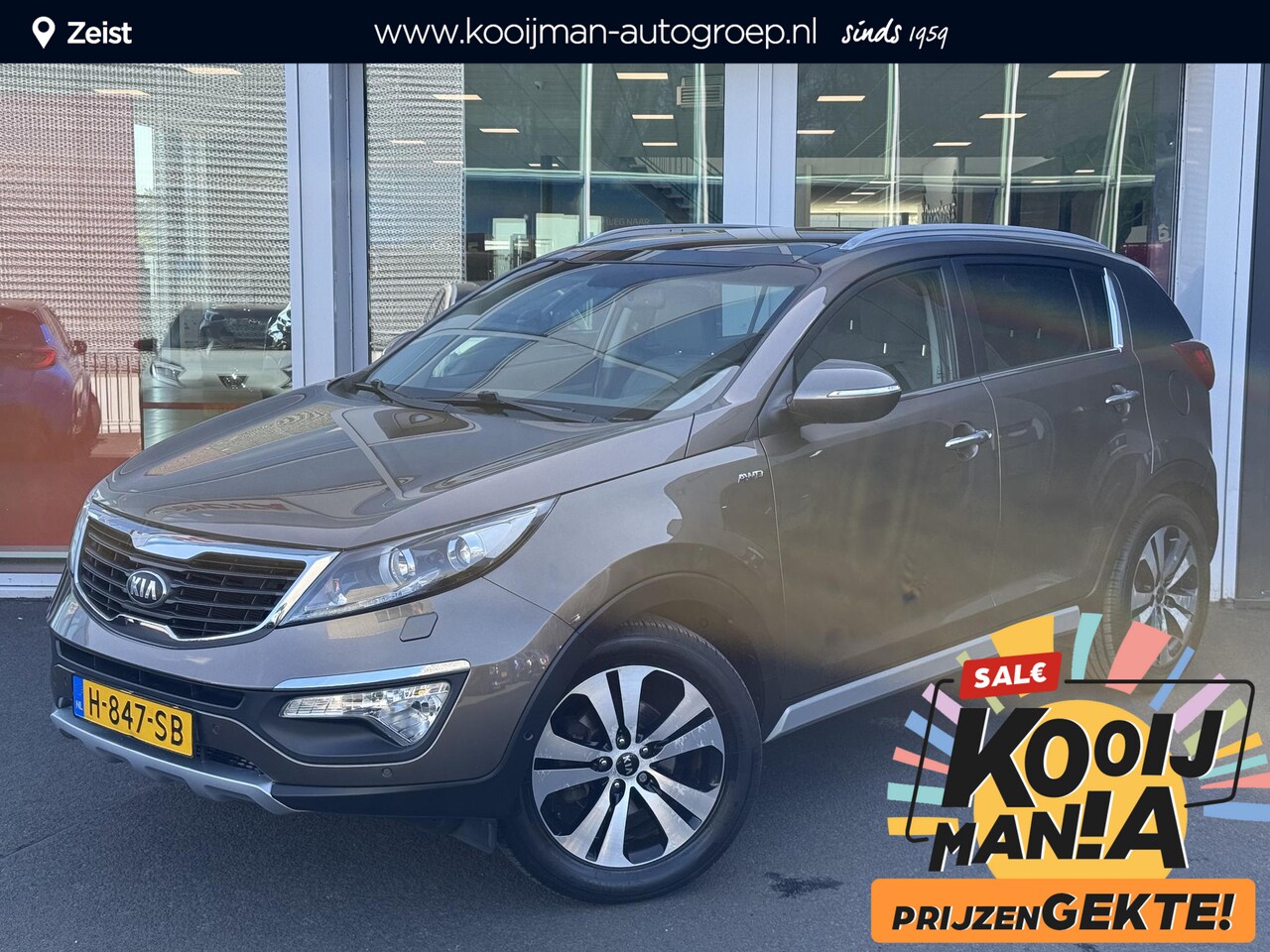 Kia Sportage - 2.0 Super Pack AWD Automaat, Schuif/kanteldak, Lederen bekleding, Stoelverwarming - AutoWereld.nl