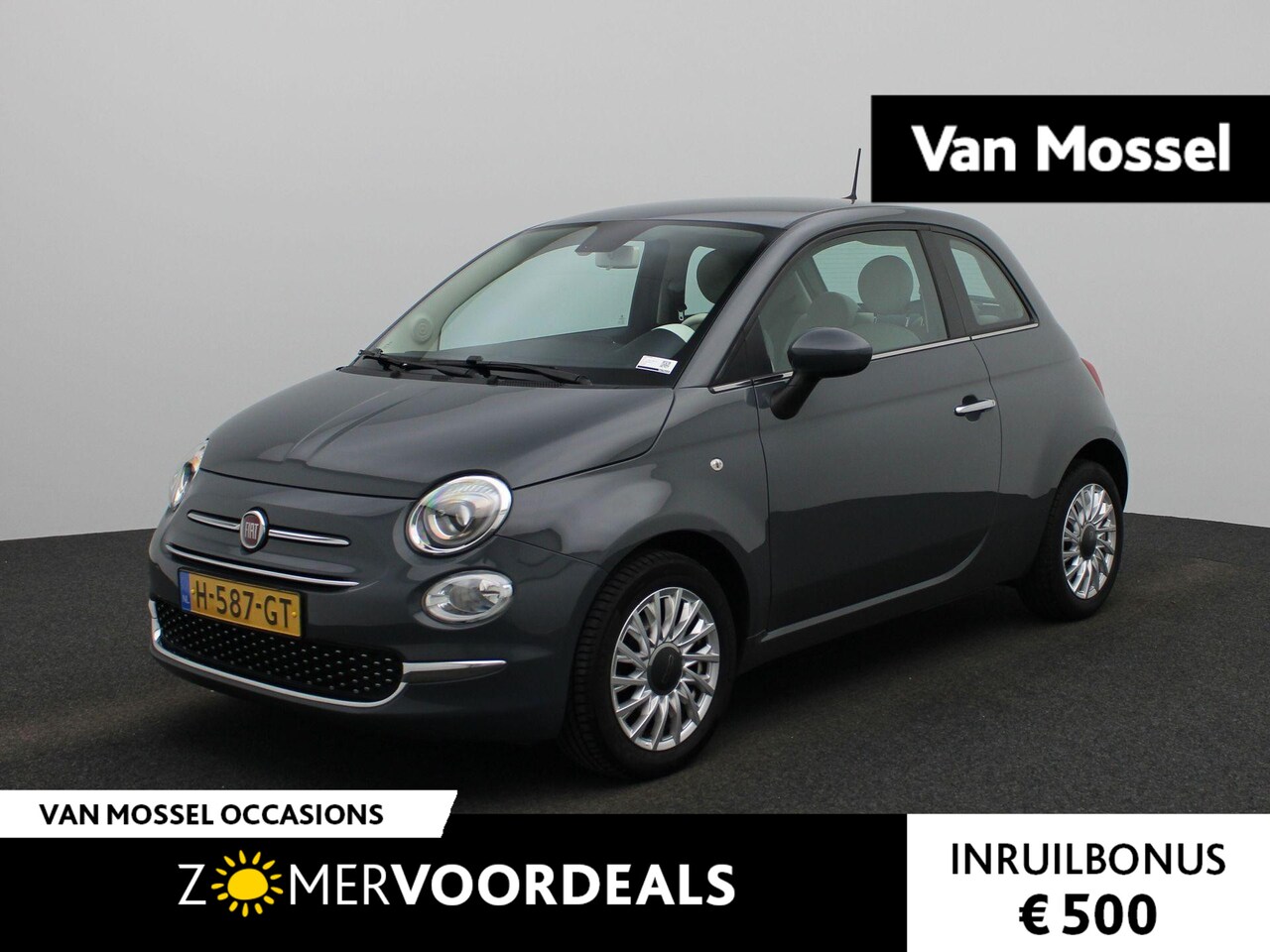 Fiat 500 - 1.2 Lounge | NAVIGATIE | PARKEERSENSOREN | APPLE CARPLAY | ANDROID AUTO | AIRCO | CRUISE C - AutoWereld.nl