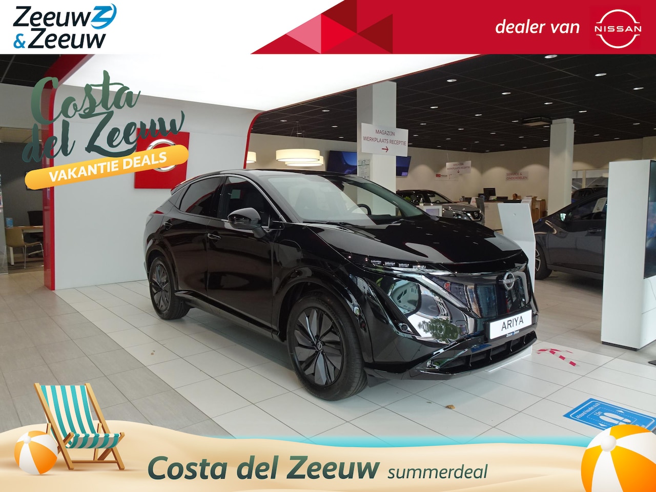 Nissan Ariya - Advantage Edition Plus 91 kWh | Leder/alcantara bekleding | Pro-Pilot | € 6.500,= VOORRAAD - AutoWereld.nl