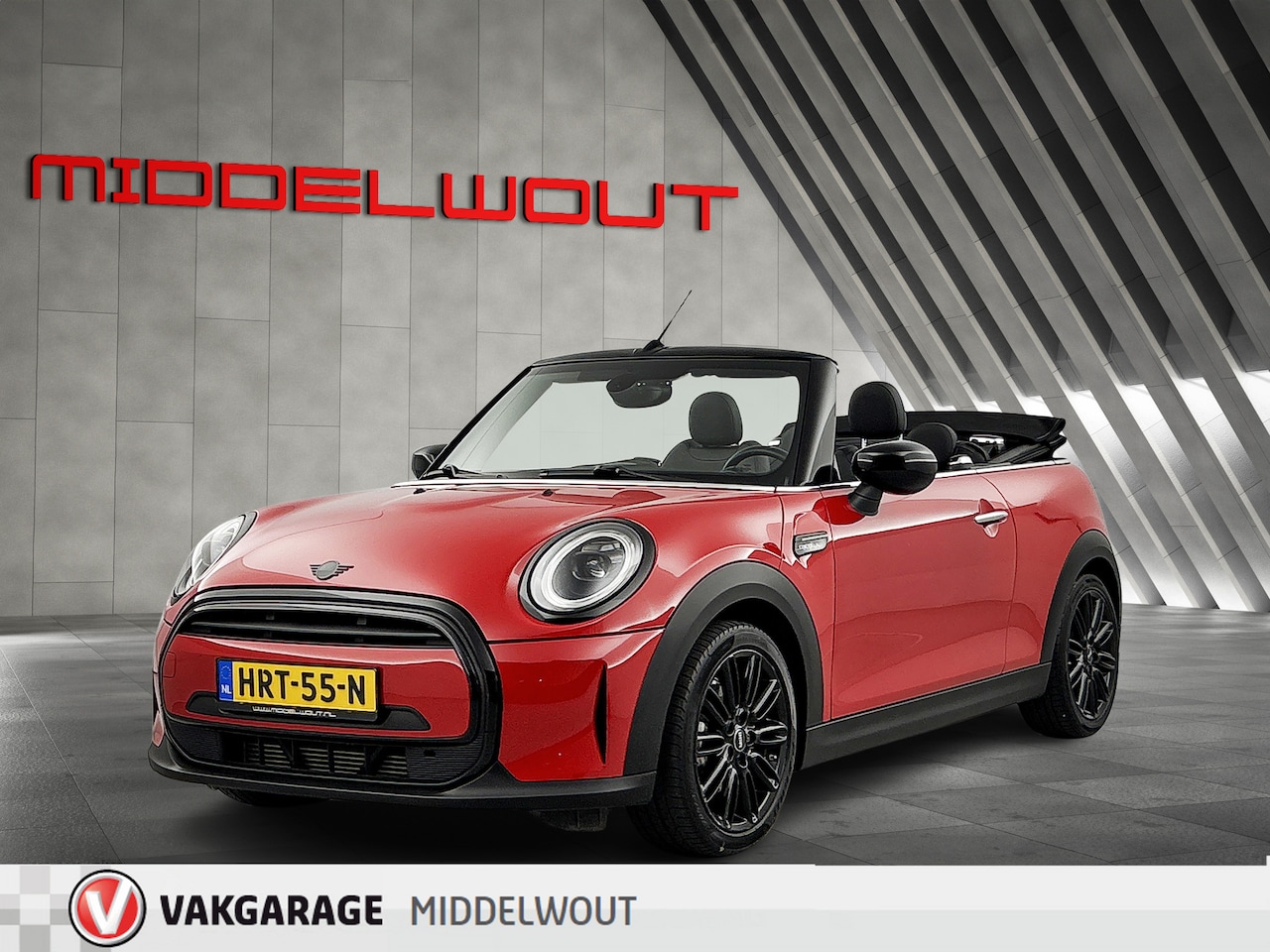 MINI Cabrio - Mini 1.5 Cooper Camden/Leder/Carplay/LED/Clima/Navi - AutoWereld.nl